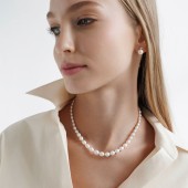 Cercei argint placați cu aur roz cu bobițe și perle naturale albe DiAmanti SK25367GE_W-G Cercei argint placați cu aur roz cu bobițe și perle naturale albe DiAmanti SK25367GE_W-G